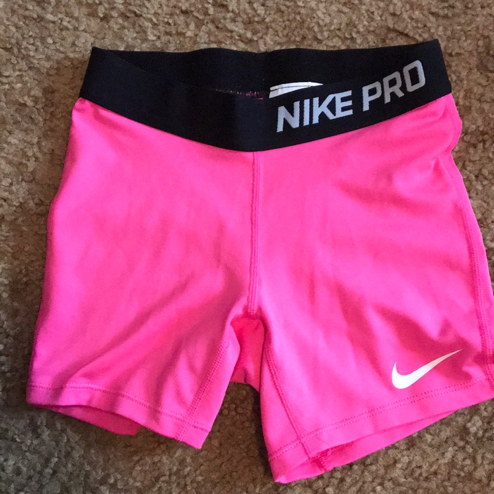 Neon Pink Nike Pros